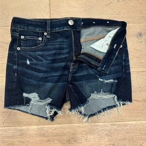 American Eagle Outfitters Dark Blue Jean Shorts